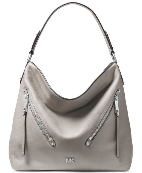 michael kors evie pebble hobo teal|Michael Kors Evie Pebble Leather Hobo .